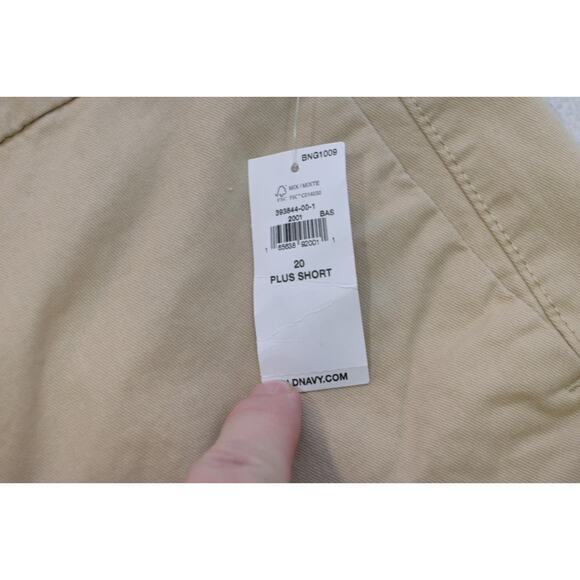 Old Navy Bootcut Flex Chino Khaki Pants Beige Casual Womens Sz 20 Plus NWT - Picture 6 of 7